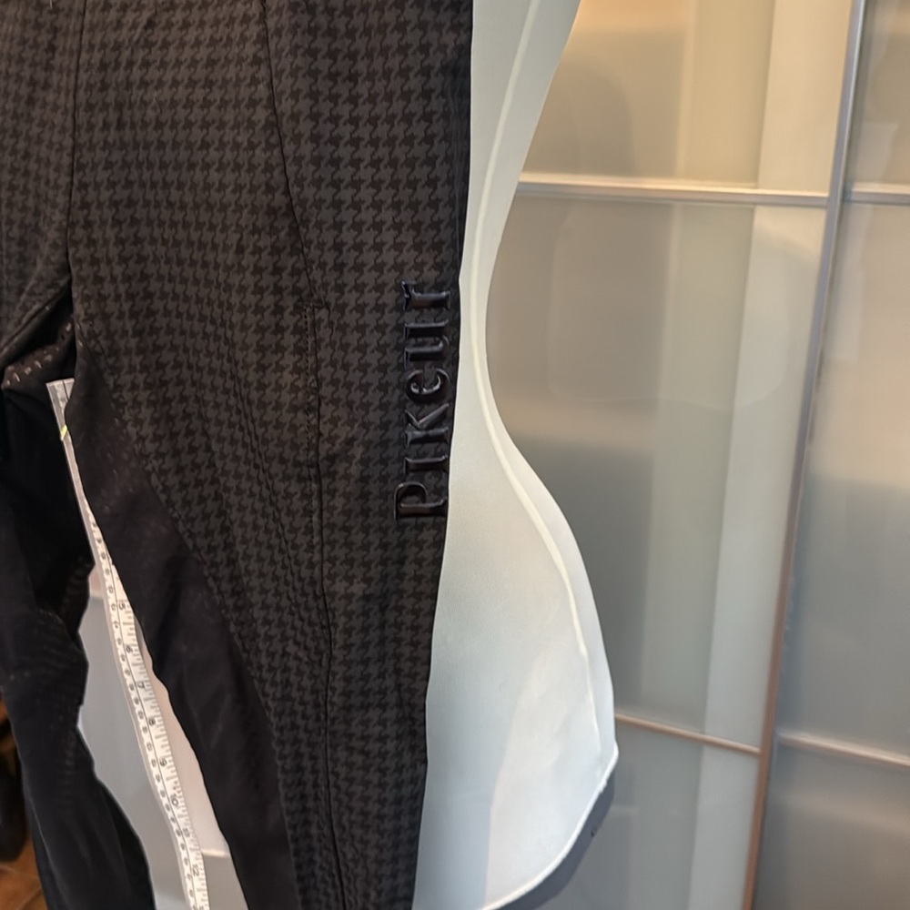 Pikeur Black and gray Checkered full seat riding breeches. Perfect condition. - Picture 3 of 7